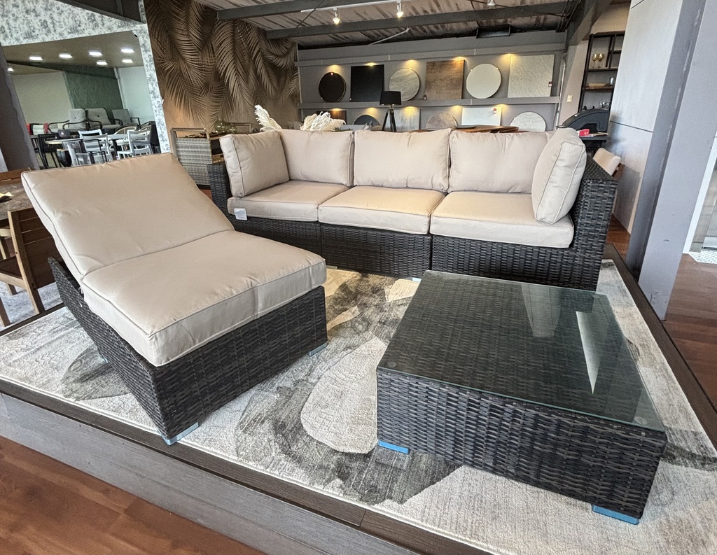 SOFA SECCIONAL RIO CAFE MIXTO HAI11C116A-W-S