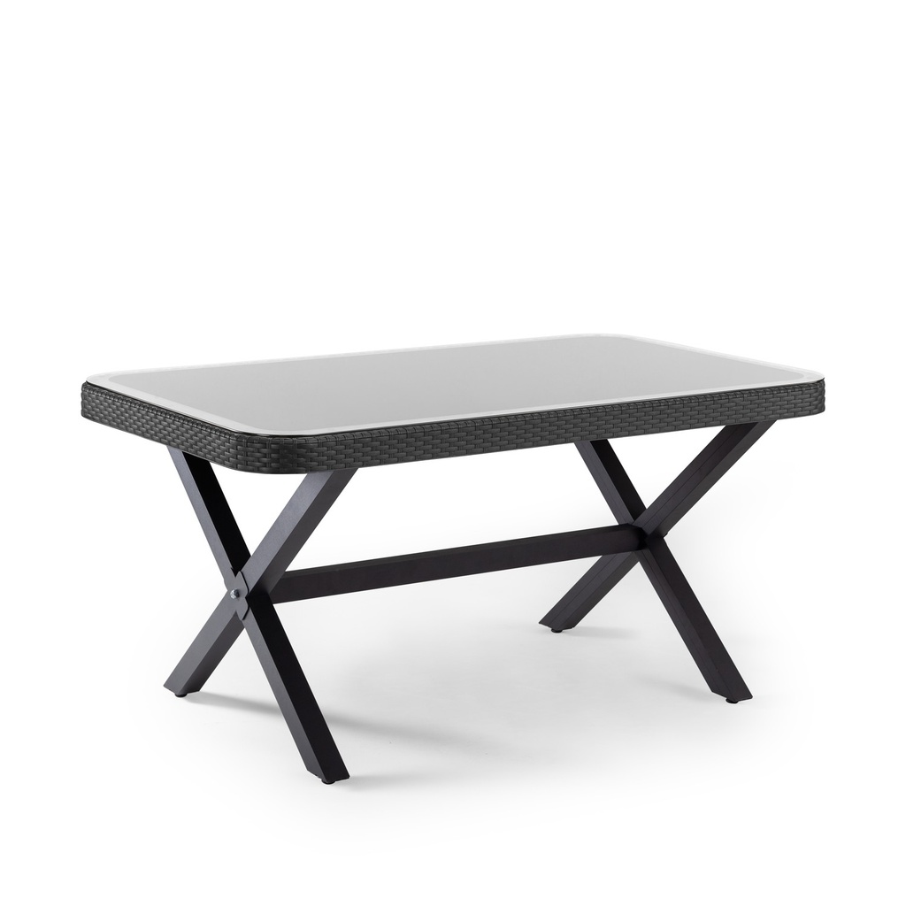 MESA COMEDOR OSAKA NEGRA 90X150 CM TILM-TA-OSKX90150-BLK