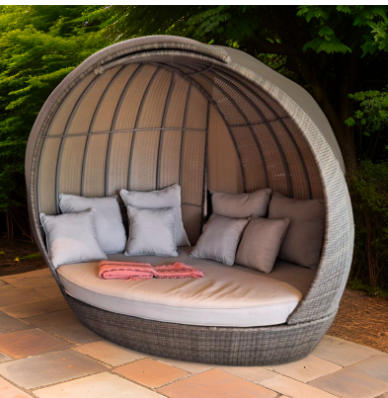 DAYBED LOVEBOAT CAFE MIXTO COJINES BEIGE HAIGB025A-W-1