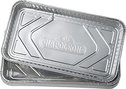 [IC111] BANDEJAS DE ALUMINIO PARA GRASA GRANDES 5 UDS NAP62008 