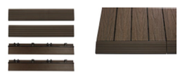 [IC1367] STRAIGHT FASCIA COLOR QUICK DECK IPE