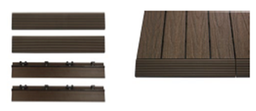 [IC1368] STRAIGHT FASCIA COLOR QUICK DECK TEAK