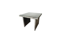 [HAI11CT046A-9692] Mesa lateral Yelena (Garantía: Estructura y fibra 1 año) (Mueble exterior) Uso residencial