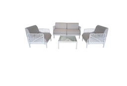[BL93] SET SOFA TRIPLE LEAF 2 SOFAS INDIVIDUALES MESA CENTRO NEKP2085-0024