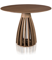 [SEM71523-NZF] Mesa Araca ø100cm diámetro madera acabado.(Garantía 1 año en la estructura por defecto de fabrica)(Mueble de interior)Uso Residencial.