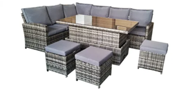 [BL2] SET SOFA SECCIONAL EN L MESA CENTRO AJUSTABLE OTO PEQ OTO GRA (PTY)