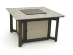 [BL433] MESA FIREPIT AVALON SOBRE PORCELANA 42 PULG (PTY)
