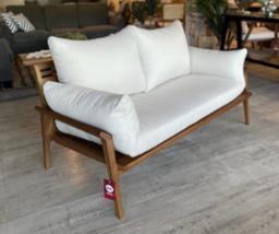 [BL592] SOFA DOBLE ARUA COJINES NATURAL TUB127704-701-132