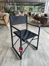 [BL1021] SILLA DIRECTOR GRIS SLING NEGRO (PTY)