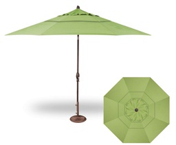 [BL1104] SOMBRILLA CENTRAL POLE OCTAGONAL 3.3 M WALNUT TELA O BRAVIA KIWI HAIUED48338T3-9Y17-4211