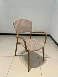 [BL3230] SILLA DEVINE CON BRAZOS BEIGE EAS1160-E51