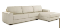 [BL3253] SOFA EN L COMO C2 ROTTERDAM PEROLA 185 CM COU42973