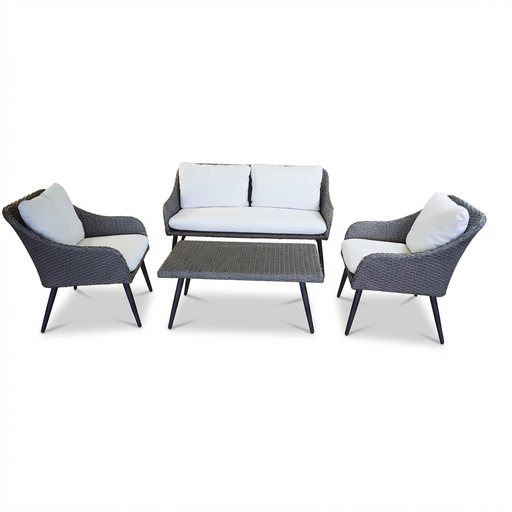 SET SOFA DOBLE MAYA 2 INDIVIDUALES COLOR GRIS HAI20C221S-D-17087