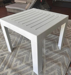 [BL5535] MESA LATERAL SUDA BLANCA