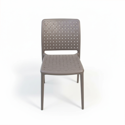 SILLA FAME-S SIN BRAZOS TAUPE