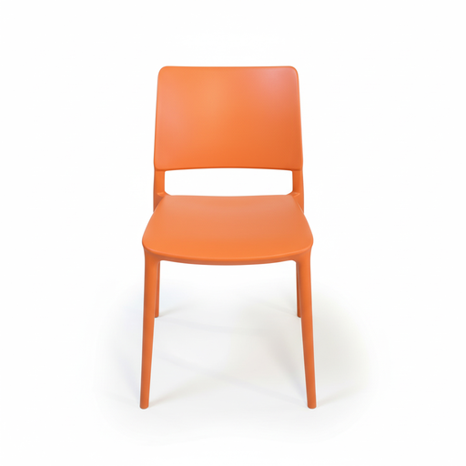 SILLA JOY-S SIN BRAZOS NARANJA