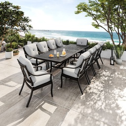 [BL5757] MESA COMEDOR EXTENSIBLE 110X40 PULG ESSEX APRALY16412P03