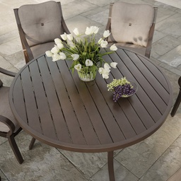 [BL5782] MESA COMEDOR SALINA 48 PULG