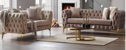 [BL5844] SOFA TRIPLE FENTON GRIS KON239380-P04