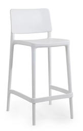 [BL6055] SILLA JOY-S BAR BLANCA 65 CM