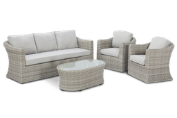 [BL6411] SET SOFA TRIPLE OXFORD 2 INDIVIDUALES MESA CENTRO CAFE MIXTO HAI24C38A-HH8974