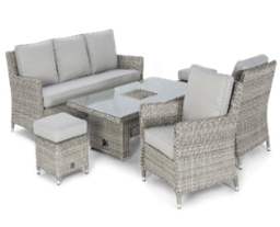 [BL6419] SET SOFA TRIPLE 2 SOFAS INDIVIDUAL OXFORD MESA CENTRO 2 OTO CAFE MIXTO HAI24C037A-W-HH8974