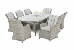 [BL6418] SET COMEDOR RECTANGULAR 6 SILLAS OXFORD CAFE CLARO HAI24T035-180120RA-HH9692