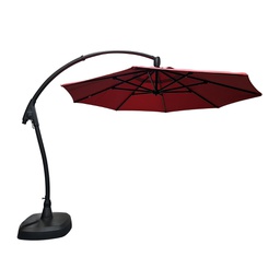 [BL6454] SOMBRILLA CANTILEVER 3.3 M ESTRUCTURA NEGRO MATE TELA RED HAI-AG28RK-33-9S-4203