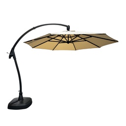 [BL6453] SOMBRILLA CANTILEVER 3.3 M ESTRUCTURA NEGRO MATE TELA KHAKI HAI-AG28RK-33-9S-4222