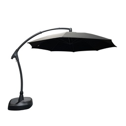 [BL6452] SOMBRILLA CANTILEVER 3.3 M ESTRUCTURA GRIS TELA NEGRA HAIAG28AF-11-C-5S5-4208