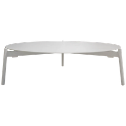 [BL6567] MESA CENTRO REDONDA AMBIENCE 80X28 CHARCOAL ARTT24C8