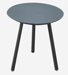 [BL6640] MESA LATERAL LOIRE NEGRA 45X48CM J5AAT2010A64ALU