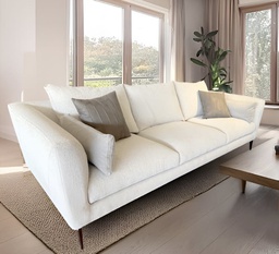 [BL6684] SOFA TRIPLE LUCAS CARINA GRIS AL02OG04LCS0000140-Y2101