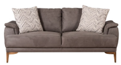 [BL6681] SOFA 2 PUESTOS CLEY LUXUS GRIS OSCURO AL02OG03CLY0000150-Y1817