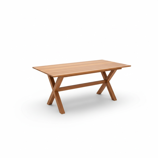 MESA COMEDOR RECTANGULAR BALI TEAK 39.5X78X29 PJO-3601-NAT-RT