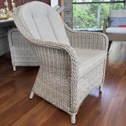 [BL6912] SILLA COMEDOR OXFORD CAFÉ COJIN BEIGE HAI24C036A-W-5110