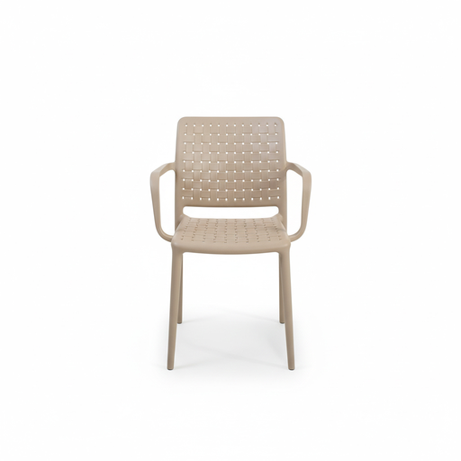 SILLA FAME-K CON BRAZOS BEIGE PAP901758