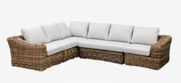 [BL6974] SOFA SECCIONAL EN L MAVIS CAFE CLARO ARTA1122A2
