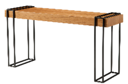 [BL6985] MESA CONSOLA DARIA COLOR ALMENDRA 150X42X79 SULAPD0026