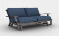 [BL7169] SOFA DOBLE MARTINEQUE GRIS COJIN BEIGE HAI16C067A-G