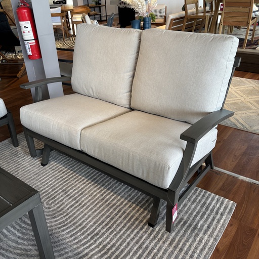 SOFA DOBLE MARTINIQUE GRIS COJIN BEIGE HAI16C067A-G