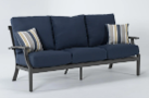 [BL7165] SOFA TRIPLE MARTINEQUE GRIS COJIN BEIGE HAI16C067A-15052