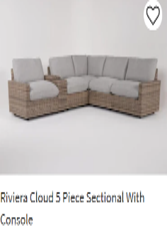 [BL7193] SOFA SECCIONAL EN L RIVIERA HAI2C178A-ZF9692