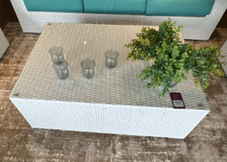 [BL7207] MESA CENTRO UBUD BLANCA HAI12CT057A-W-1