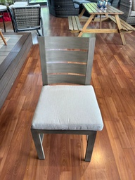 [BL7239] SILLA COMERDOR SIN BRAZOS COJIN BEIGE HAI22C011A-A-1-