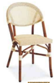 [BL7289] SILLA PARIS 5B SIN BRAZOS GRIS CLARO FRAME DARK BAMBOO J5AC3505B01TEX