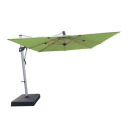 [BL7531] SOMBRILLA CANTILEVER  CUADRADA 3X3M ESTR PLATINUM TELA KIWI C/BASE HAIAKZ10ST5T4211BC0519C2