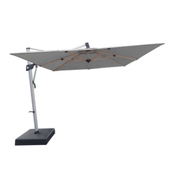 [BL7530] SOMBRILLA CANTILEVER  CUADRADA 3X3M ESTR PLATINUM TELA BOULDER C/BASE HAIAKZ10ST5T4220BC0519C2