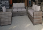 [BL7542] SET SOFA SANIBEL TRIPLE 1 DOBLE 1 INDIVIDUAL HAI19C185A-W-3D
